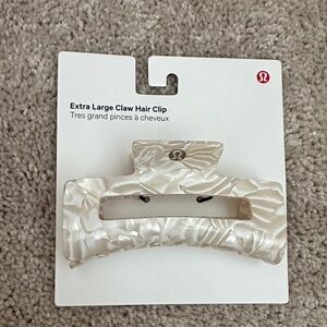 lululemon athletica Cream Hair Clip